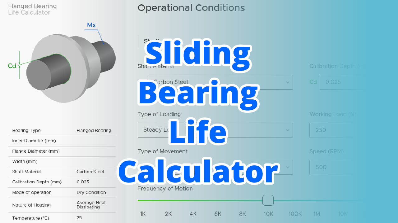 Sliding Bearing Life Calculator Technymon