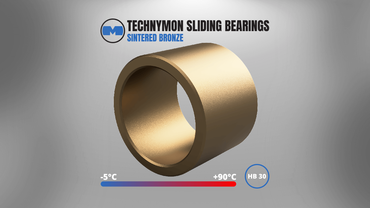 Metric Oil Filled Sintered Bronze Bushes - Bore 4mm To 60mm - High Quality Bearings