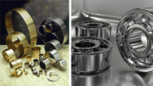 Sliding or Roller bearings